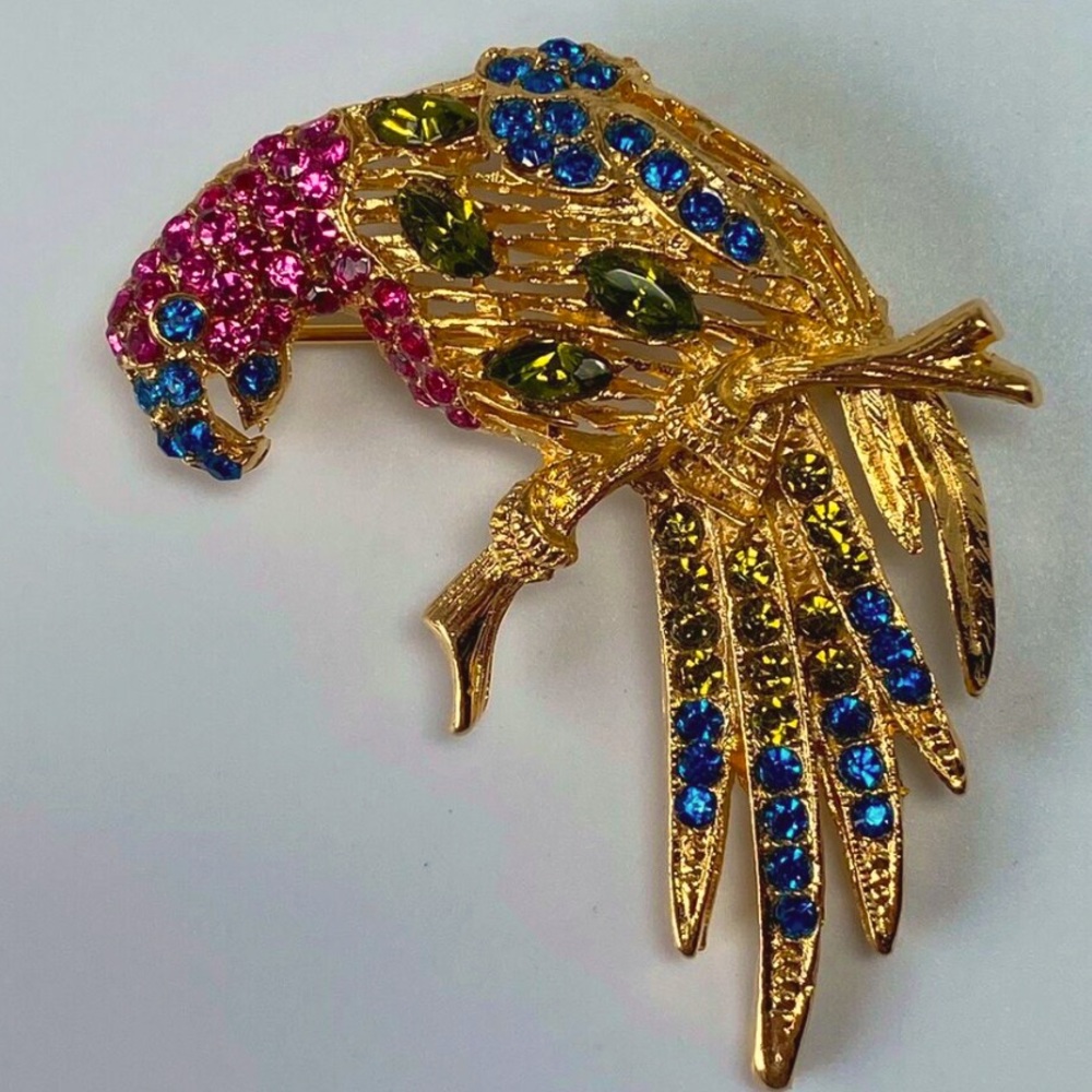 Thelma Deutsch Parrot Brooch